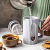Zaparzacz do herbaty kawy szklany French Press 600 ml szary KLAUSBERG KB-7747