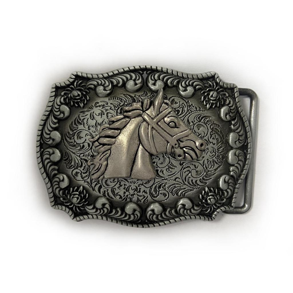 Men's Horse Head Punk Fashion Belt Buckle