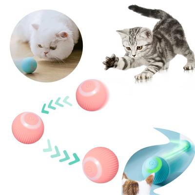 Smart Toys Automatic Rolling Ball Electric Toys Interactive For Cats Training Self-moving Toys For Indoor Playing