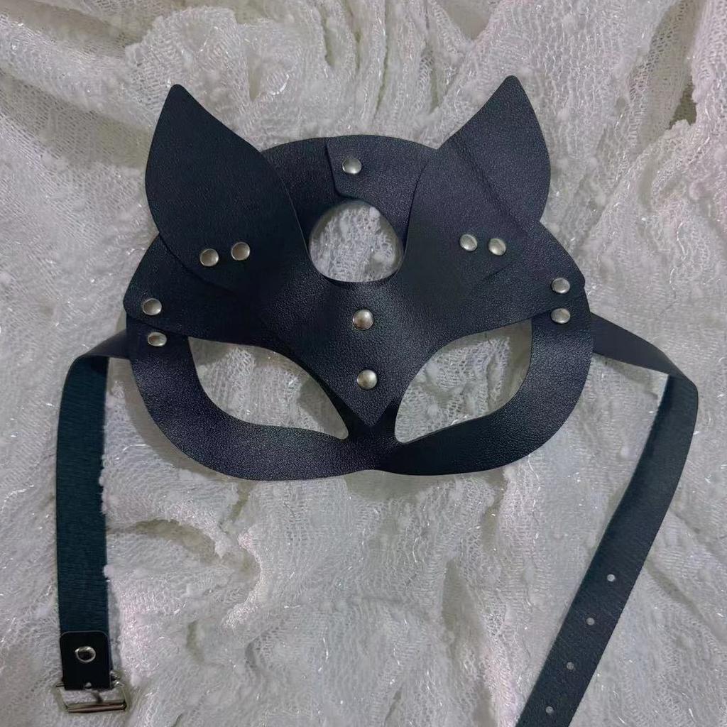 Fan Lei, masque de renard lingerie sexy uniforme accessoires cuir femme SM renard cosplay bandeau z056