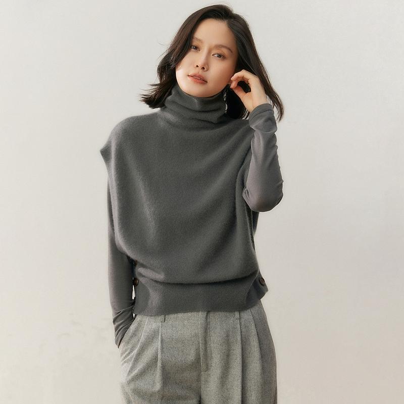 Qinghe 100% Pure Cashmere Women's Sweater - Ultra Soft Luxury Winter Pullover