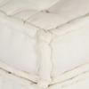 Modular Sofa Set 4 Pcs Cream Fabric