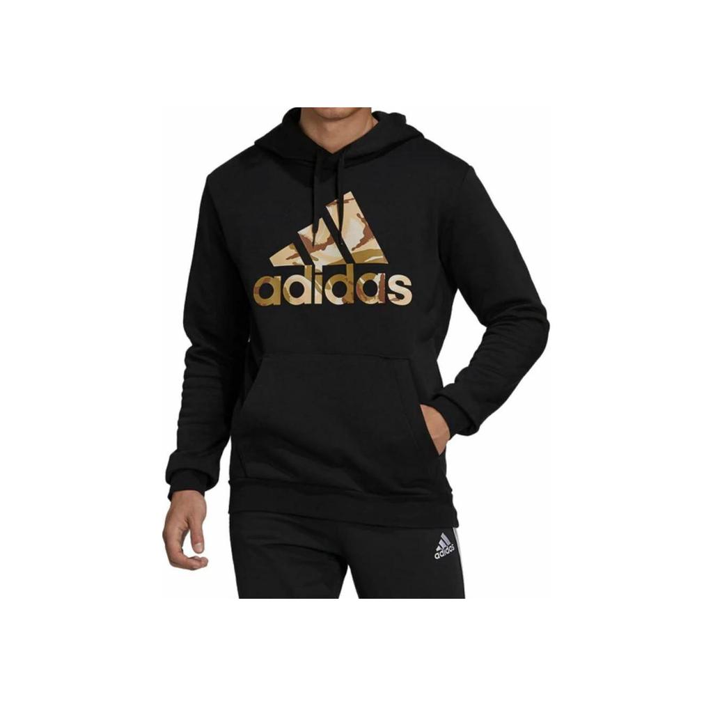 adidas Felpa con cappuccio e coulisse con stampa logo Cosmo Hd Uomo Top Nero GV2126