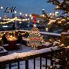 Festival Atmosphere Decor 250th Anniversary Christmas Tree Ornament USA Xmas Hanging for Indoor Outdoor Home Window Patriotic Acrylic Sign Veterans