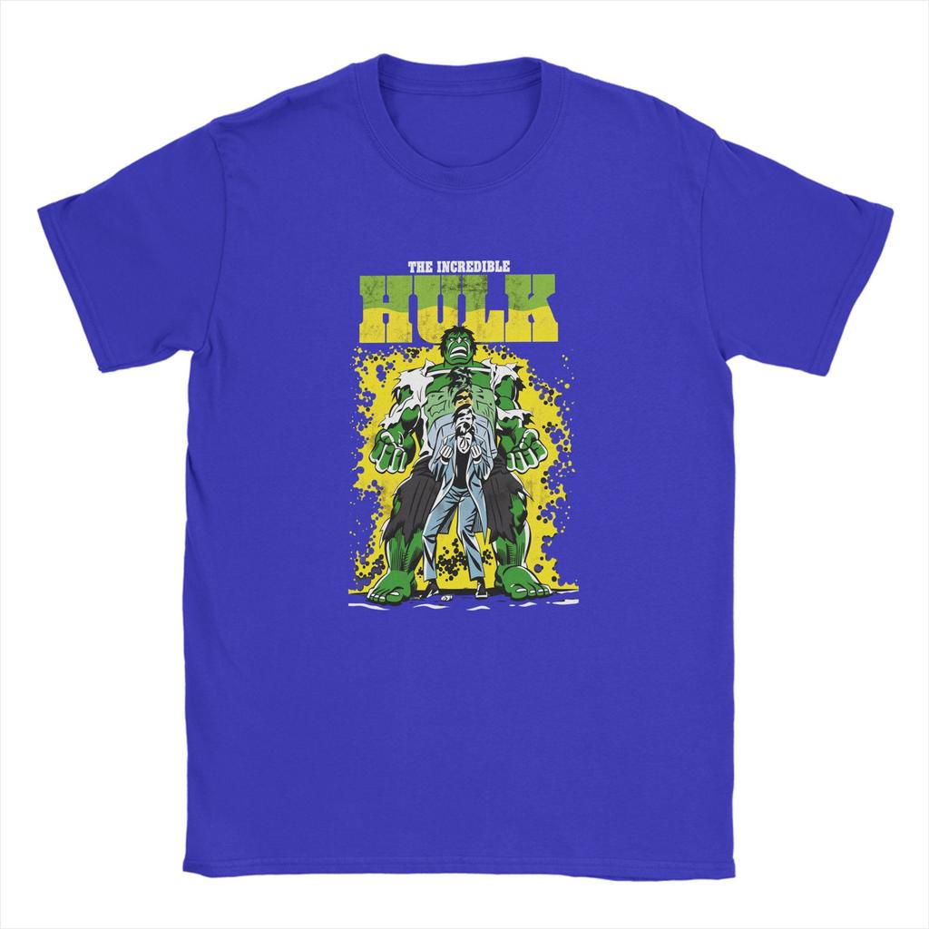The Incredible Hulk TShirt Summer  100 Cotton TShirts For Adult Fashion Print Tshirt ShortSleeve Awesome Tops
