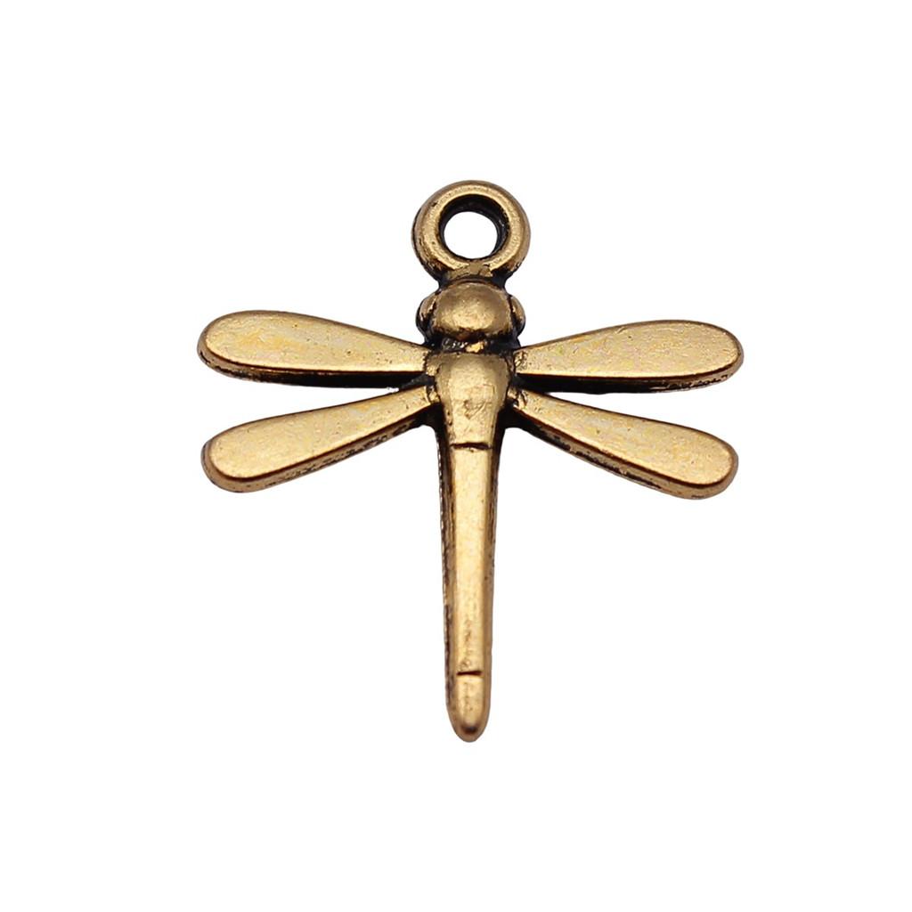 Dragonfly Charms Vintage Alloy Pendants For Insect Themed Handmade Jewelry Supplies
