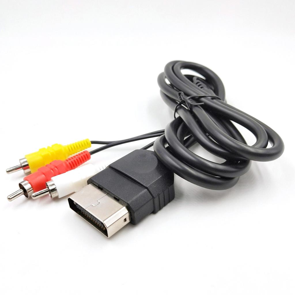 Game Console AV Cable HD Prevent Interference Plug and Play RCA Sound Video Cord for Xbox 5.9ft