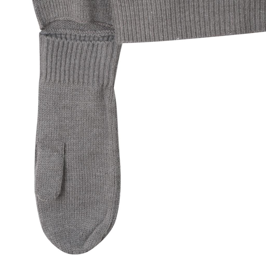 RECODE Gloves Mixed Turtle Neck Knit Top_R0Waa23101Gyx