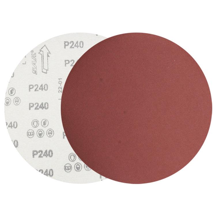 7" Flocked Self-Adhesive Sandpaper, 180mm Round for Wall Putty Sanding