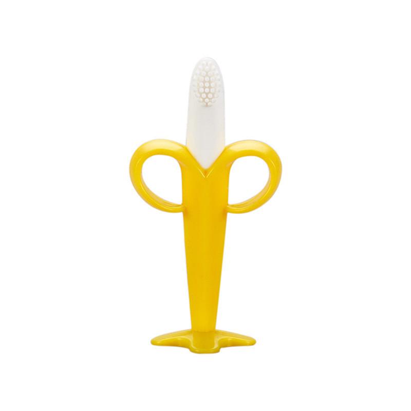 Unique Baby Silicone Teether Set With Colorful Corn And Banana Designs For Infants