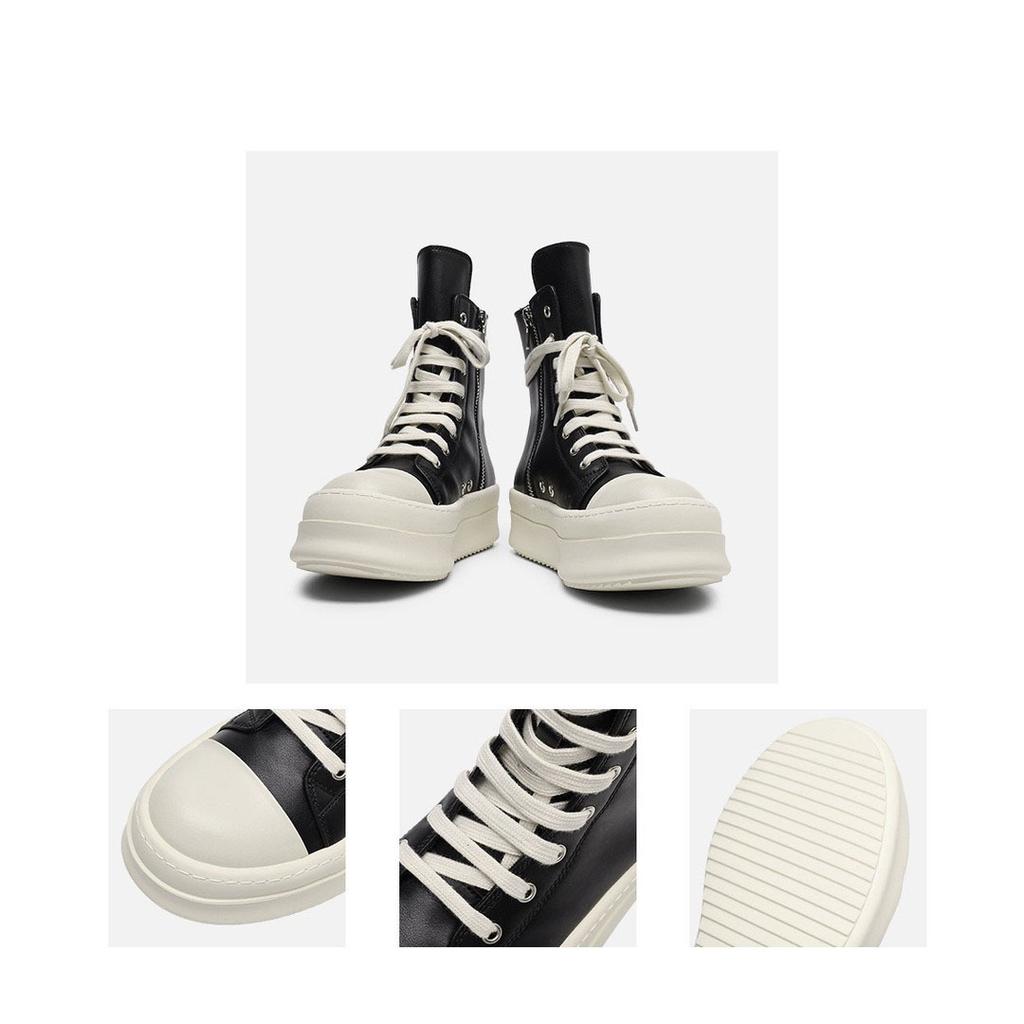 College style American platform soles heightening classic Martin boots high street board shoes couple high top big head locomotive boots