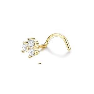 Bobisty Nose Ring Stainless Steel Nose Piercing Stud Septum Rings Lip Rings for Women Men