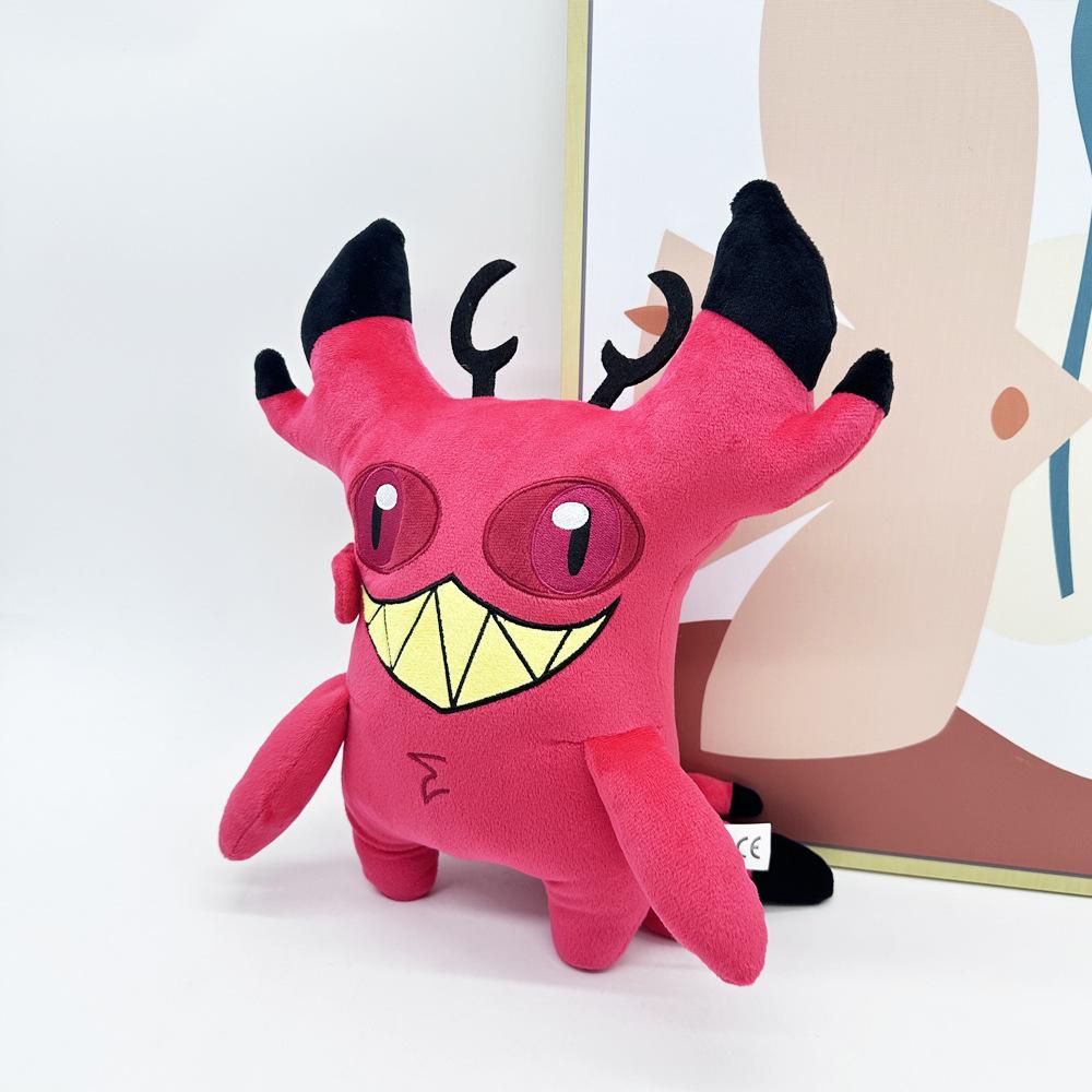 30cm Cursed Cat Alastor Cosplay Plush Plushies Cartoon Hotel Fantasy Props Xmas Birthday Gifts Mascot Costume Halloween Decor
