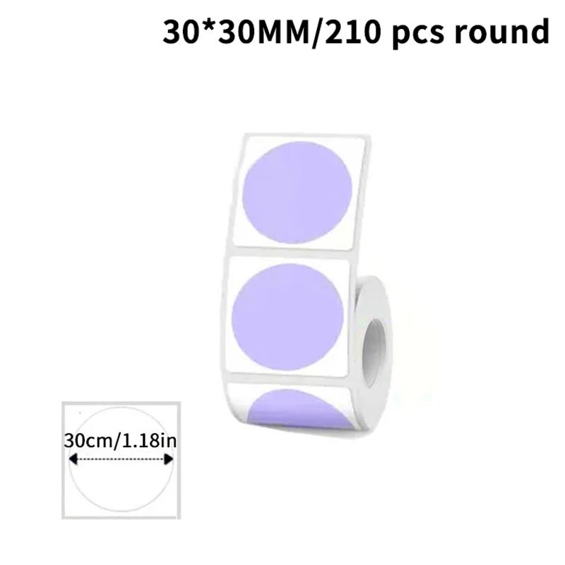 

Colored Marker Stickers, Round And Rectangular Self-Adhesive Diy Graffiti Envelope Seal Stickers, Thermal Paper Labels A4