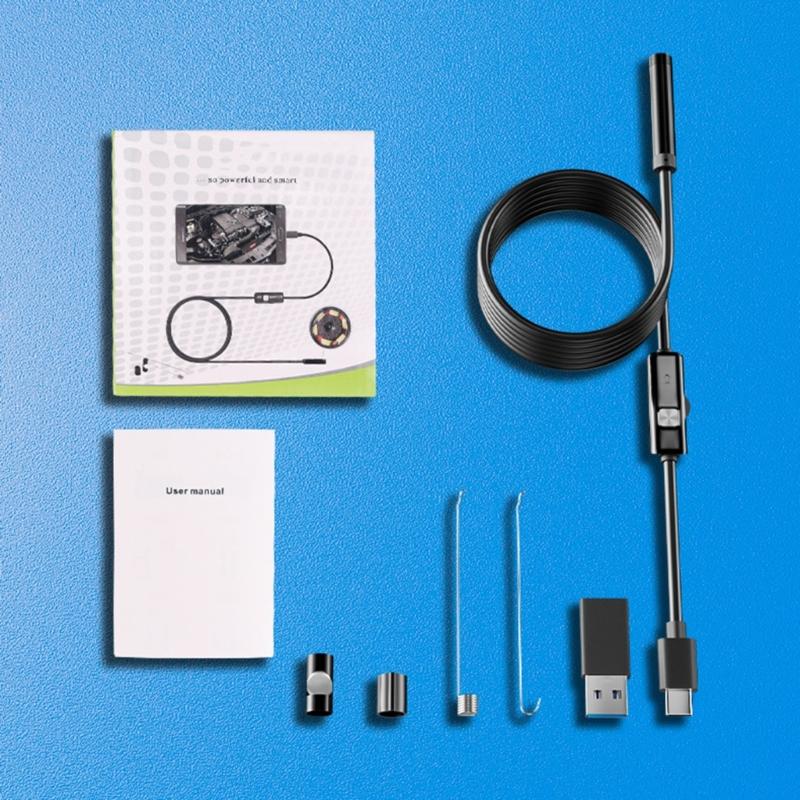 Inspection Camera Endoscope with LED Light IP67 Waterproof Camera for Auto Inspection Industry Borescope Scope Camera