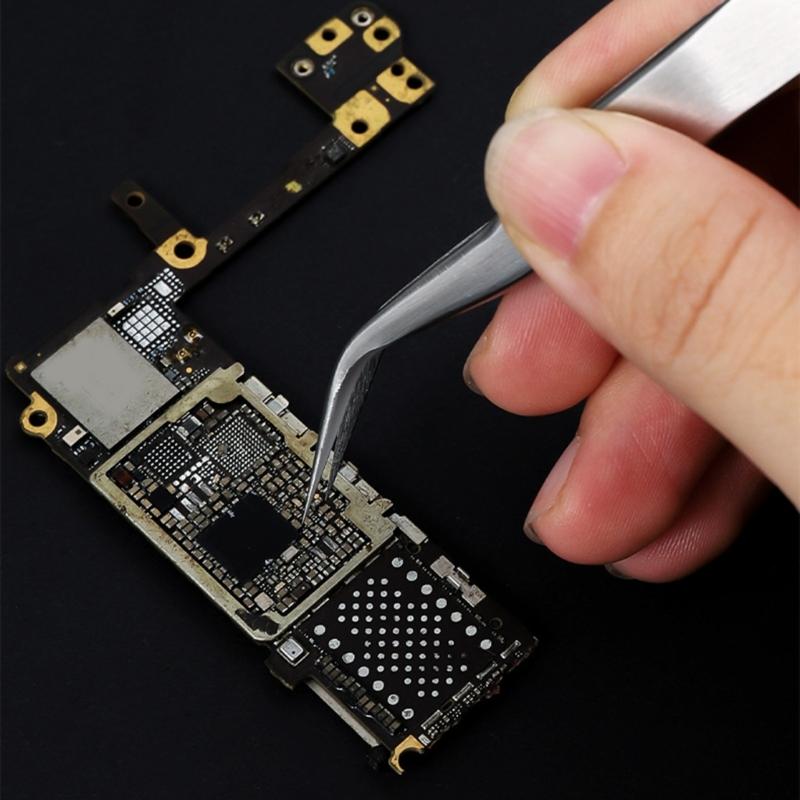 Set de 6 pensete din oțel inoxidabil pentru sarcini precise necesare pentru repararea electronicelor și fabricarea bijuteriilor