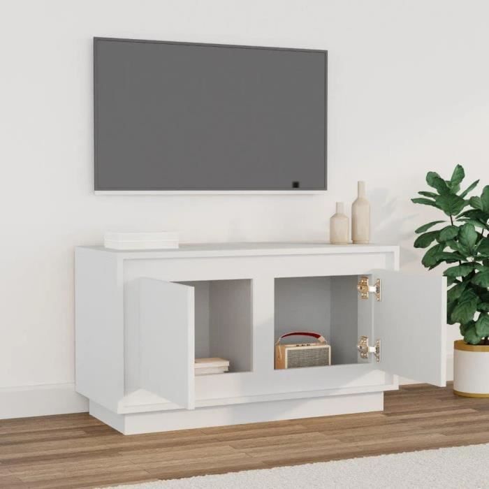 VidaXL TV Cabinet White 80x35x45 Cm Engineered Wood 819852