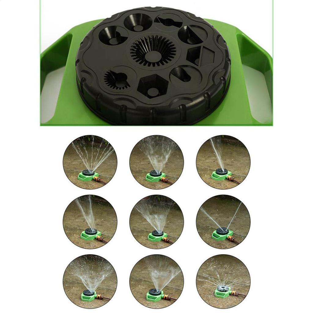 Sprinklers For Yard Automatic Irrigation Grass Water Sprayer Oscillating Sprayer With 9 Modes 360 Degree Rotating Automatic