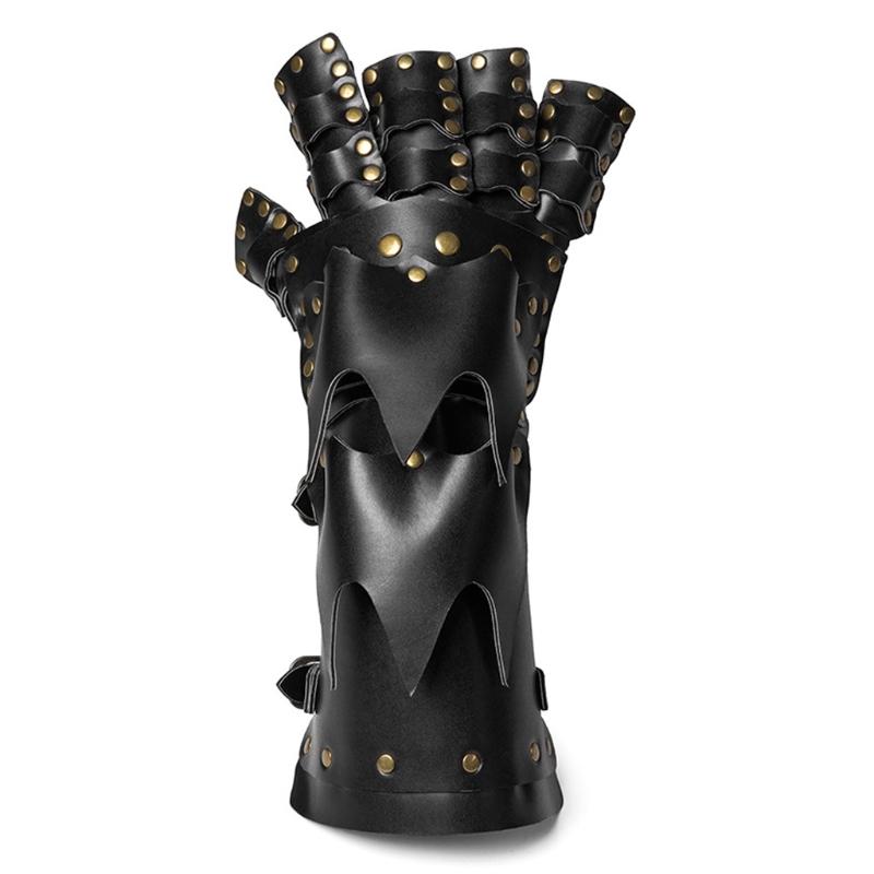 Mechanische Handschuhe Vintage Verzierungen Rechte Hand Handschuhe Steampunk Lederhandschuhe Halloween Cosplay Party Requisiten