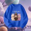 Children's LBB Loose Hoodie, Spring and Autumn Girls' Long-sleeved Casual Jacket