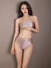 Sexy Women High Waist G-String Elastic Underwear Oil Glossy Shiny Sexy Brief Smooth Satin T-Back Push Up Hip Thong Candy Color