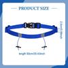 Adjustable Triathlon Number Belt with Loops, 6 Quick Release Food Ideal for Training,