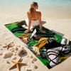 Beach Towel with Attack on Titan1 Pattern - soft,absorbent,machine washable Lightweight&Modern,swimming,Travel Essentials