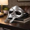 MF DOOM Inspired Gladiator Mask – Handmade Mirror Finish Metal Face Armor for Cosplay & Display