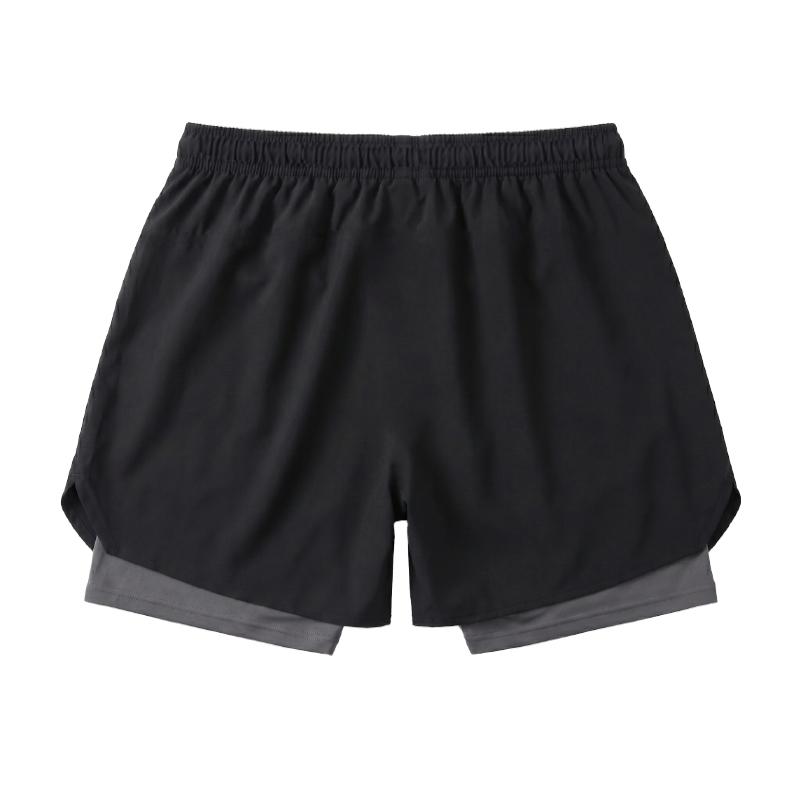 Li-Ning Cool And Comfortable Versatile Cycling Running Basketball Double Layer Design Sports Casual Quick Dry Breathable Boxer Shorts LSKU810-1