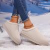 Fashion Winter 2025 Warm Fluffy Woman Slippers Non Slip Thick Plush Clogs Women Casual Platform House Shoes Slides size 36- 44