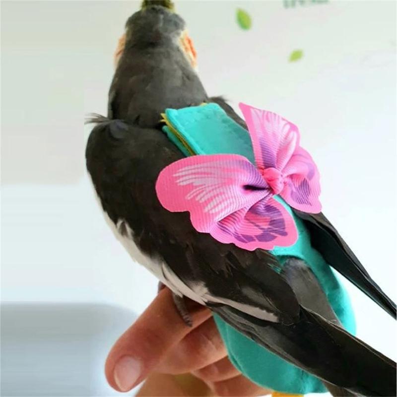 Parrots Vest Flying Suit Soft Vests Bird Flying Accessory Easy to Use for Pet Birds Accessories