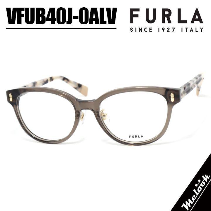 Used FURLA Women s VFUB40J-0ALV 52 Size Glasses Glasses Frame Sunglasses Clear Charcoal Brown
