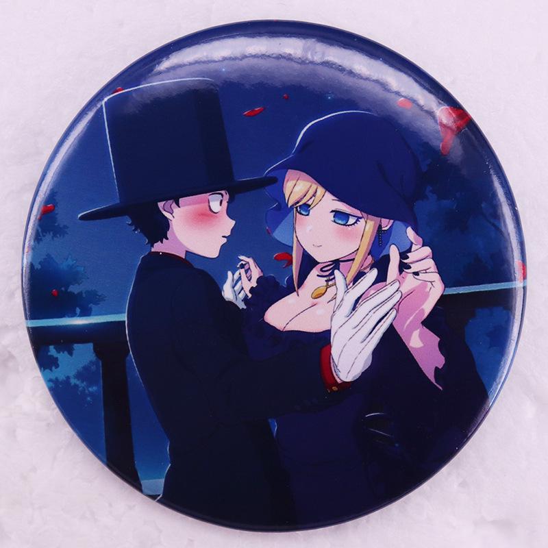 Bleach Anime Young Lord & Black Maid Tinplate Pin Badge