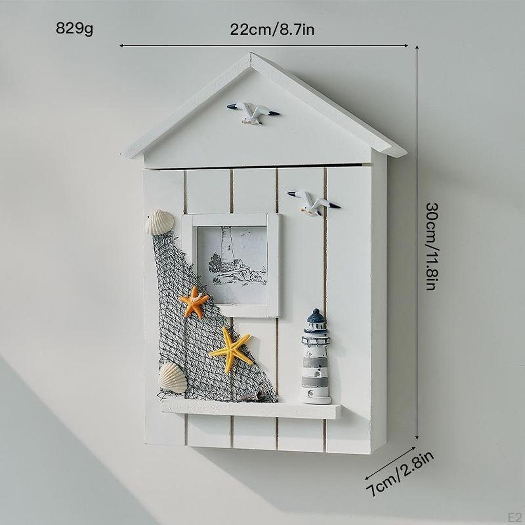 Armario para Llaves Colgador Caja de Almacenamiento Organizador de Llaves para Entrada