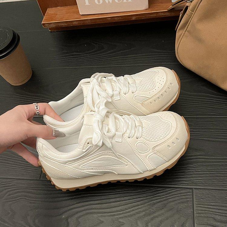 

[youshilai] Waffle Forrest Gump shoes for women s 2025 spring new soft-soled running casual sports shoes for children 35