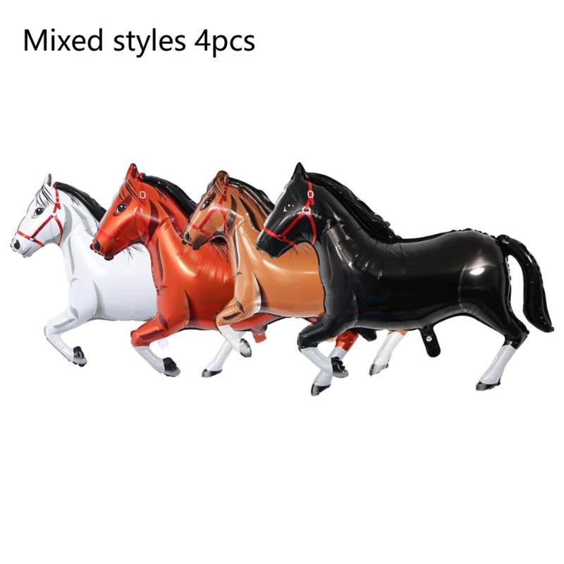 

Шарик из алюминиевой фольги в форме лошади, украшение на день рождения, шарик в виде лошади, конное украшение, украшение для мероприятия, украшение для вечеринки