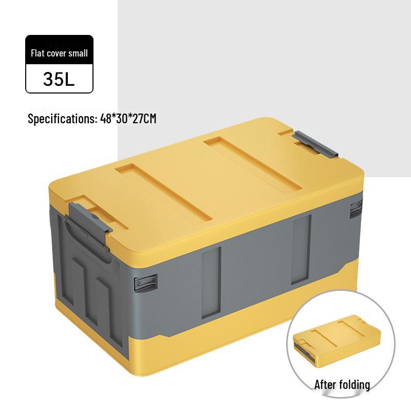 Vehicle Trunk Organizer: Car Interior Storage Box and Tail Box Case for Practical Item Collection.