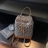 New Retro Leopard Print Large-capacity Shoulder Bag Niche High-end Sense Light and Simple Short-distance Travel Backpack