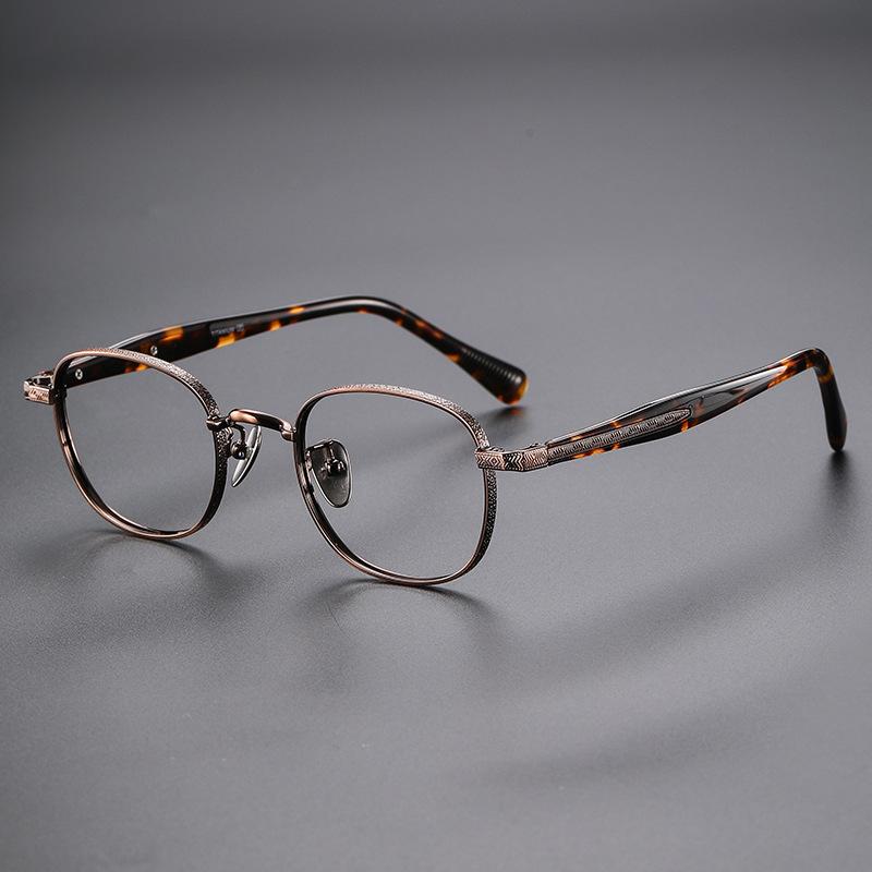 

Fashionable Comfortable Glasses Retro Luxury Titanium Eyeglasses Optical Prescription Eyewear Frames Men Women