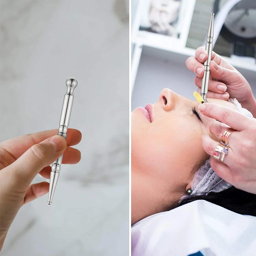 Stainless Steel Dual Head Facial Reflexology Tools Ear Massage Tool Body Point Probe Pen &Trigger Point Massager for Deep Tissue