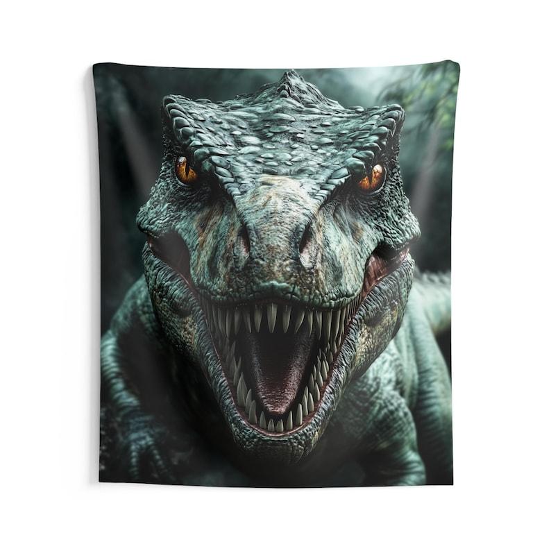 Tyrannosaurus Rex tapestry 75x100 чёрный