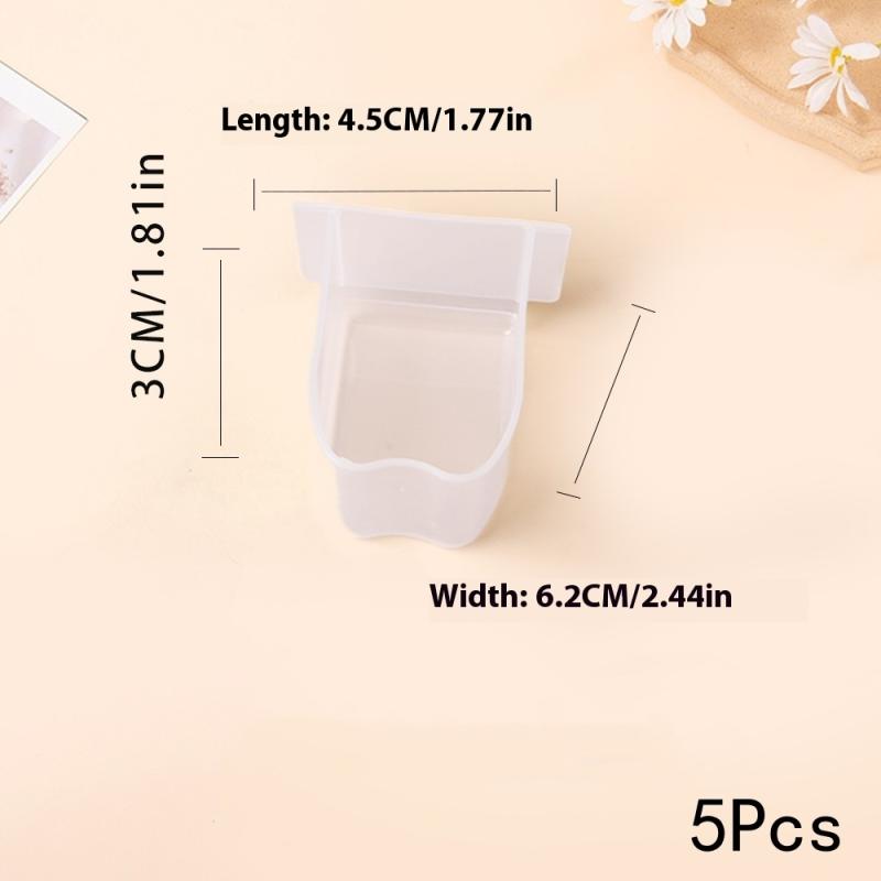 

1/5 шт. Товары для птиц Кормушка для птичьей клетки Кормушка для попугаев Пластиковый контейнер для еды Коробка для кормления птиц Аксессуары для птичьей клетки