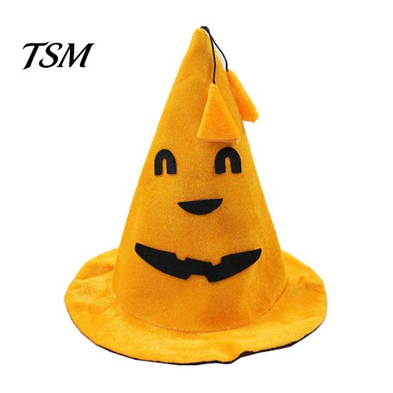 Haunted House Performance Props Halloween Pumpkin Hat for Kids Adults, Funny Plush Comfortable Breathable Festival Witch Party Costume, Cosplay, Stage