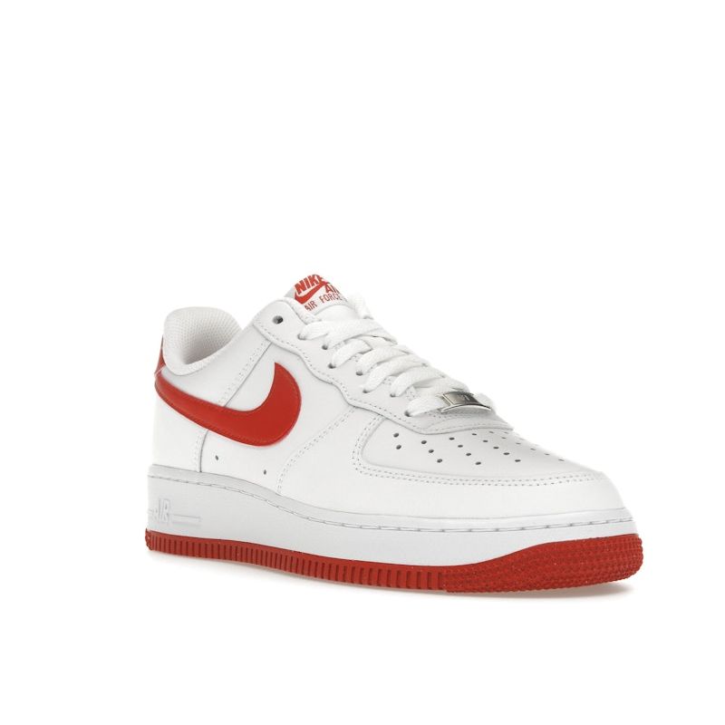 Nike Air Force 1 07 Hvit Drage Rød Herresneakers FJ4146-106