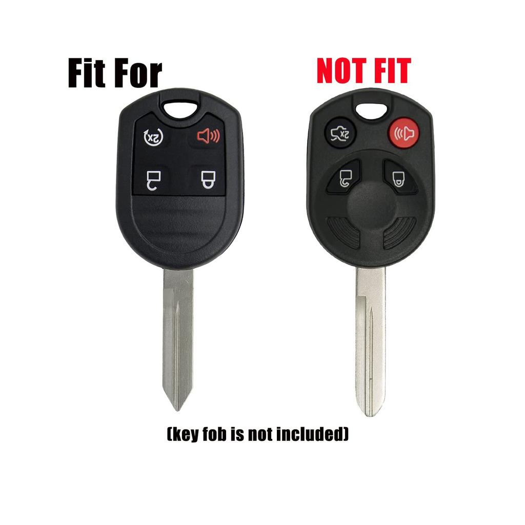 4 tlačítka silikonový kryt pouzdra na klíče pro Ford F150 Raptor Ford Mustang 2009 2010 2011 2012 2013 2014 Příslušenství interiéru auta