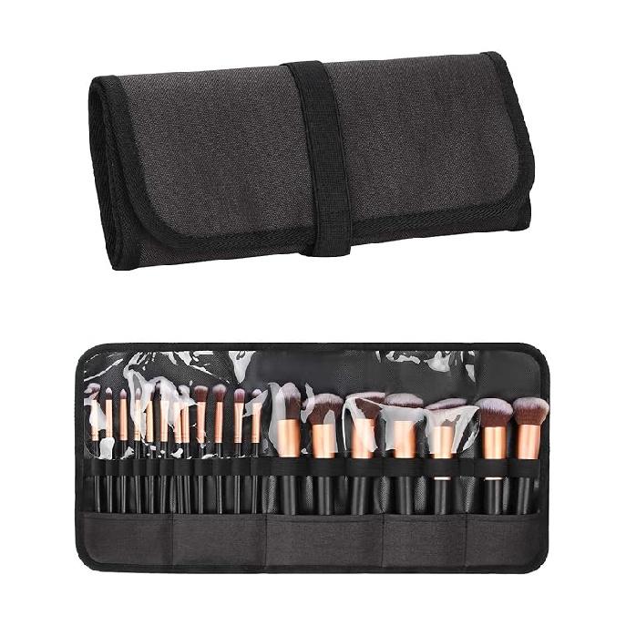OCHEAL Makeup Brush Holder,Makeup Brush Organizer,Travel Makeup Brushes Bag Cosmetic Bags Pouch for Women Cosmetic Brushes Makeup Artist -Brushes Not
