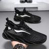 2024 Summer New Men's Shoes Sports and Leisure Shoes Spring and Autumn Single Shoes Breathable Mesh Shoes Soft Sole Mesh Versatile Work Shoes