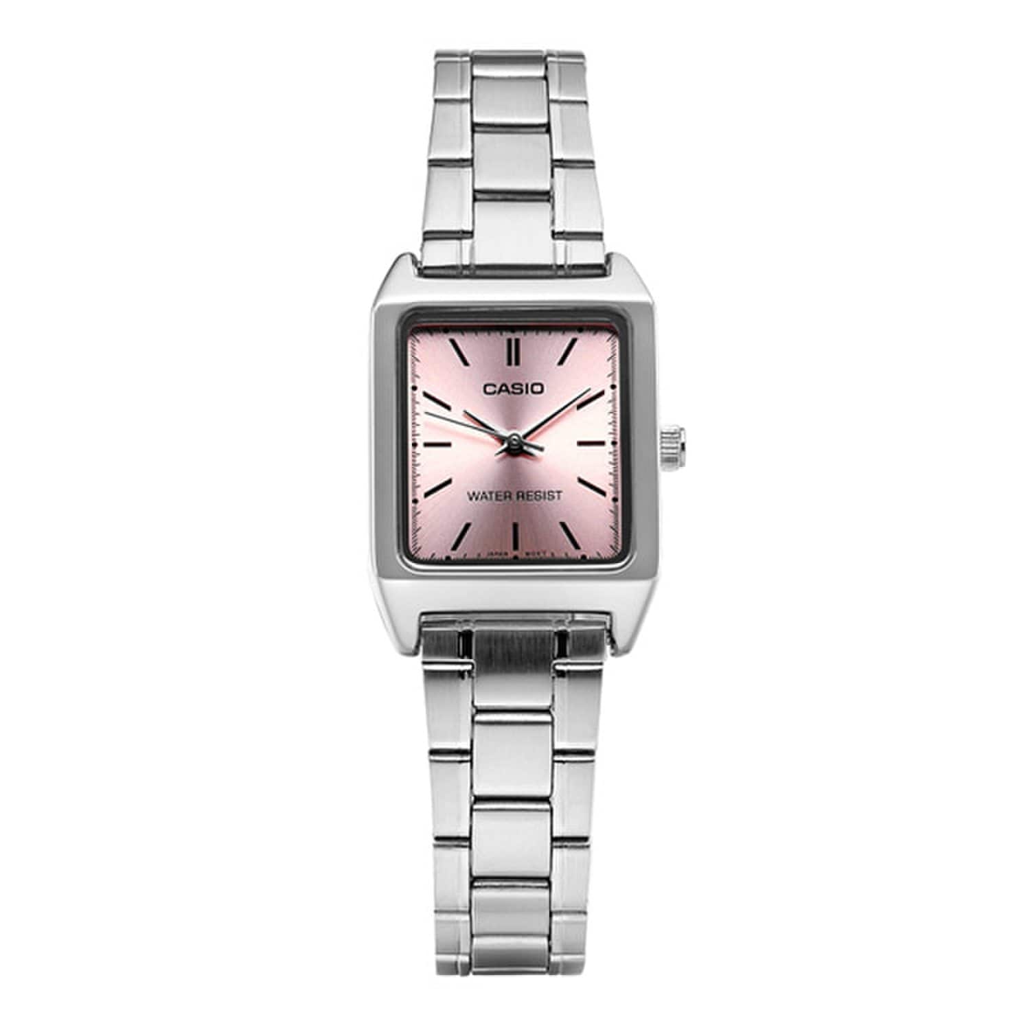 [Casio] LTP-V007D-4EUDF (LTP-V007D-4E) Аналоговые квадратные студенческие женские металлические часы