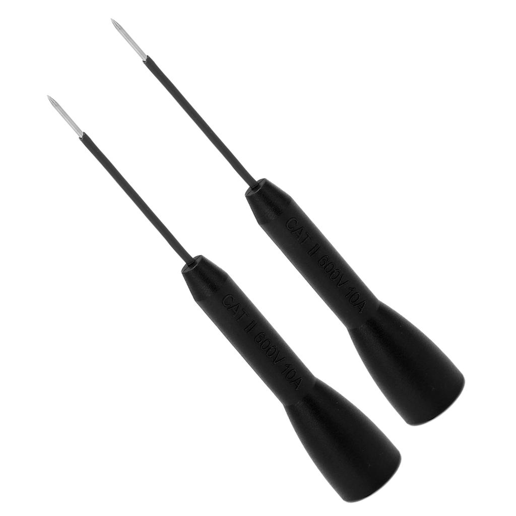 2 Stück Prüfspitze Isolierung   Einfach   1mm Multimeter Nadel Durchstechspitze 600V 10A