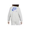 Nike Lettered Crewneck Fleece Sweatshirt Men sweatshirt Gray DM5207-025